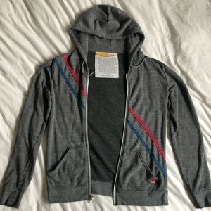 Aviator Nation Pray for Snow zip up hoodie